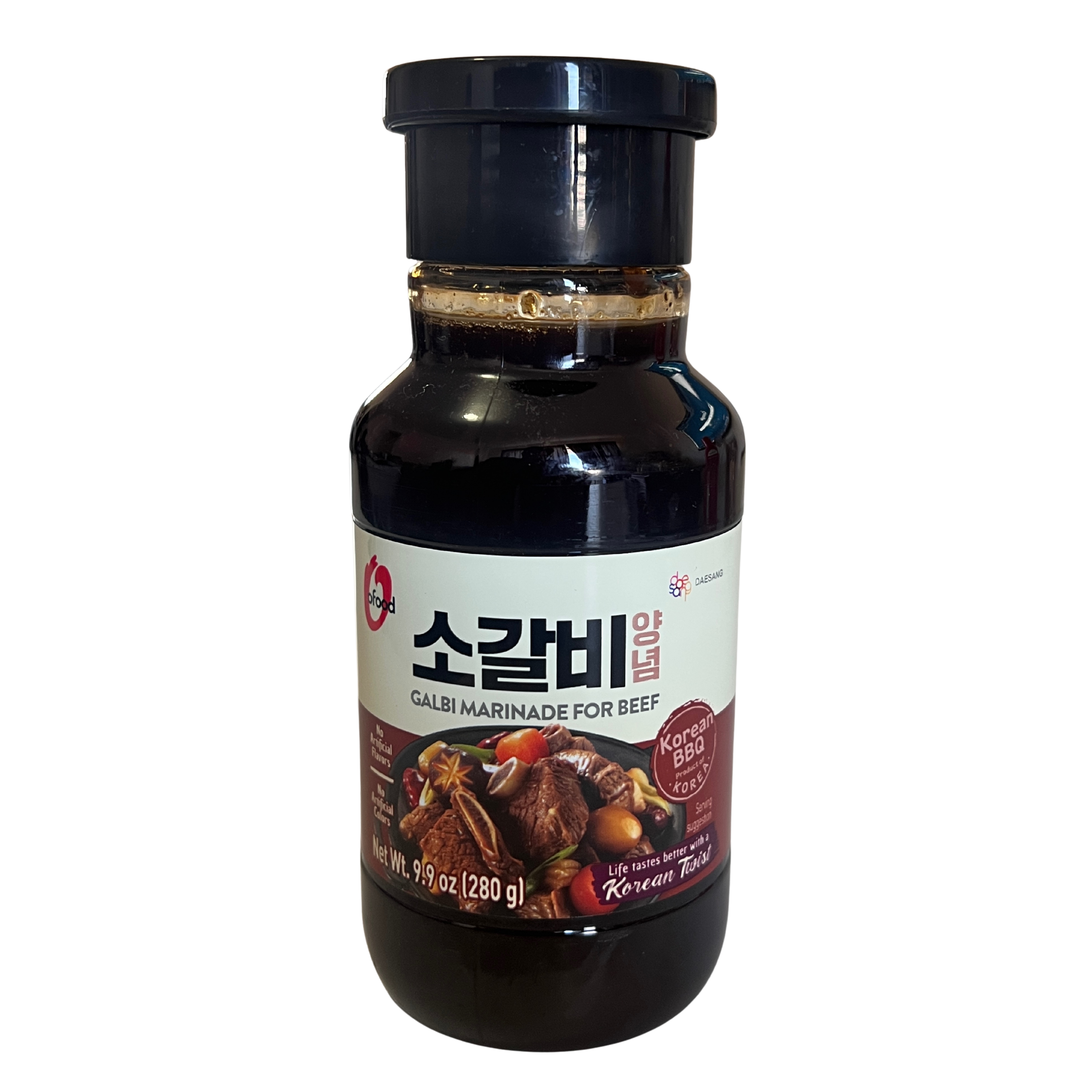 O'Food Korean Galbi Marinade for Beef - Authentic BBQ Sauce (280g)