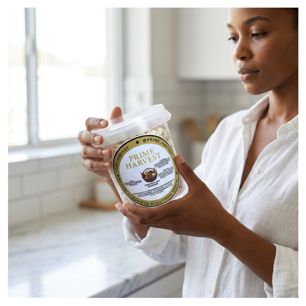 Prime Harvest Cashew Nut Pieces 500g – Raw Unsalted Premium Quality Cashews – Gluten Free Vegan – Resealable Airtight Tub
