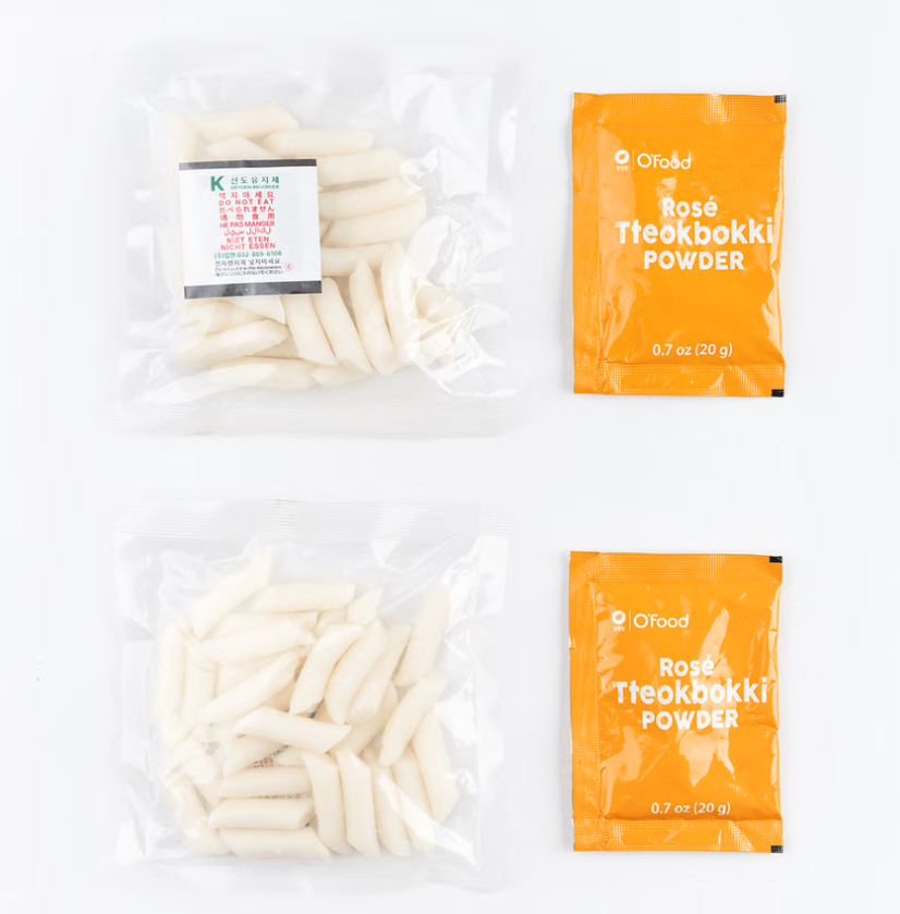 Tteobokki Rose Rice Cakes with Carbonara Sauce
