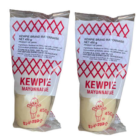 2 Bundle Kewpie Japanese Mayonnaise 900g - Authentic Rich Egg